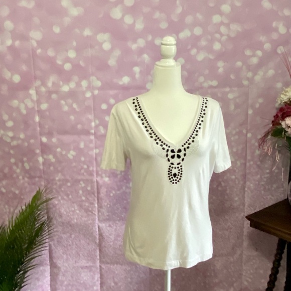 St. John Sport, embellished blouse, price drop - Picture 8 of 14